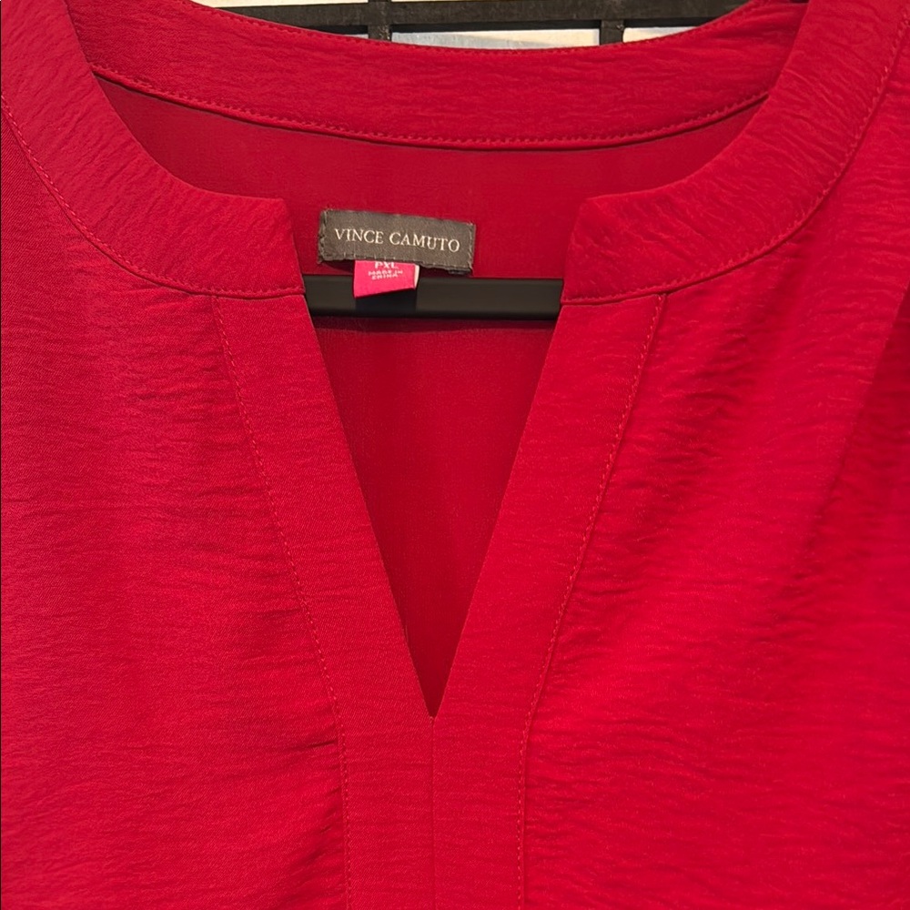 Vince Camuto Red Ruffled Tiered Sundress - Picture 4 of 5